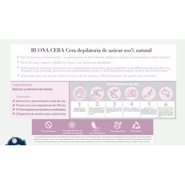 Buona Cera MX | Cera para depilar de azúcar 100% natural