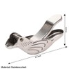 2Pcs Silver Bird Shape Lemon Juicer Stainless Steel Manual Lemon