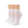 No Nonsense Women’s Cushioned Mesh Quarter Top Ankle Socks -