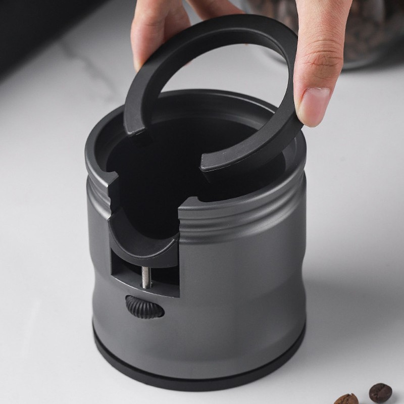 Coffee Portafilter Holder Adjustable Height Universal Easy To Install Round