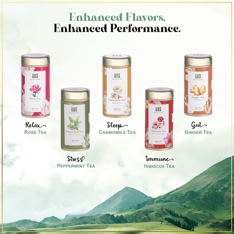 Heiland Premium Green Tea with Lavender & Orange Peel |
