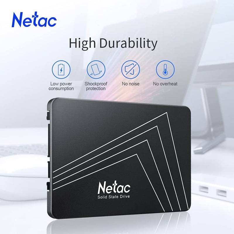 Netac 240GB Internal SSD SATA III 6Gb/s 2.5-Inch/7mm PC Solid
