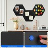 3-Pack Magnetic Board for Wall for Magnets -12.6" Heavy-Duty Metal