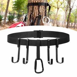 LCSICY Tree Stand Accessories for Hunting, Treestand Gear Hanger with Metal Hooks, Tree Stand Strap Gear Hangers for Hunting Gears，Perfect for Hunting, Camping and Various Outdoor Activities