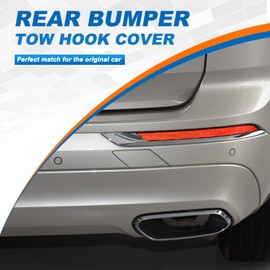 CZShiYue Rear Bumper Tow Hook Cover Fit for Volvo XC60 2018 2019 2020 2021 Towing Eye Cap 31449210 398490342 (Brown, Right Passenger Side) Xinpinsai