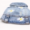 Pet Clothes Denim Dog Costume Summer Cowboy Vest Daisy Shirt