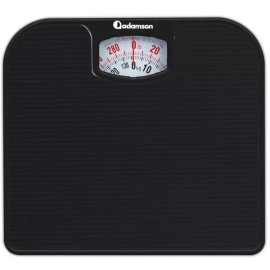 Adamson 아담슨 A21 아날로그 체중계 - 최대 300파운드 새로운 미끄럼 방지 고무 표면 대량 욕실 저렴하고 내구성이 Adams A21 Analog Weight Scale - Up to 300 Pounds New Slip Resistant Rubber Surface Bulk Bathroom Cheap and Durable [LB version]