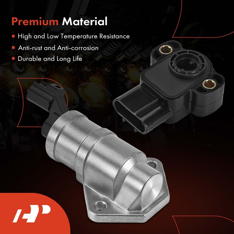 A-Premium Idle Air Control Valve IAC + Throttle Position Sensor