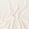 QOFLY Soft Cuddly Blanket, White, 150 x 200 cm, Gift