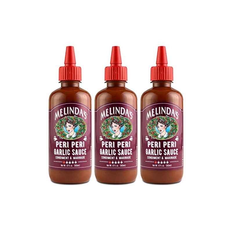 Melinda's - Peri Peri Garlic Sauce - 12oz, 3pck