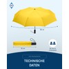 FARE Mini Pocket Umbrella - Premium Umbrella Opens Closes Automatic
