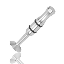 Approach Training Device, Brass Approach Trainer for Trumpet, Trombone, French Horn, Flute Precise Muscle Training, Stronger Sound, Portable, Suitable for Organ (Silver)