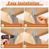 Garaook 70 Pack 16-Gauge Hurricane Ties for Rafter, Heavy Duty