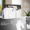 XL-31.5'' Wall Mounted Clothes Drying Rack, 130 lbs Large Capacity