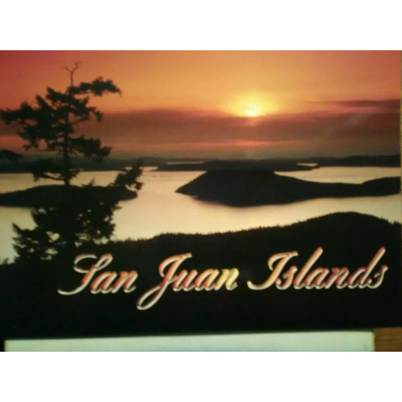 BEAUTIFUL PHOTO POST CARD SAN JUAN ISLANDS WA