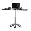 Techni Mobili Rolling Laptop Stand with Extendable Panels, Adjustable Height