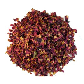 Organic Rose Flower Rose Petals Tea caffeine free herbal tea (Rose Flower Buds and Petals organic 1 LB)