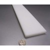 White HDPE (High Density Polyethylene) Rectangular Bar .500" (1/2") x
