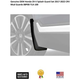 Autoparts 🔥Genuine OEM Honda CR-V Splash Guard Set 2017-2022 CRV Mud Guards 08P00-TLA-100