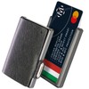 OPPAHA Mini Saffiano Leather Wallet - Slim, Lightweight and Portable