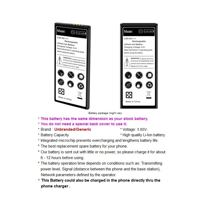 For TCL Lasting Capacity Replaceable Long Life 3100mAh Battery for