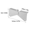 4PCS Gutter Downspout Extension Hinge Stainless Steel Flip Up Hinge