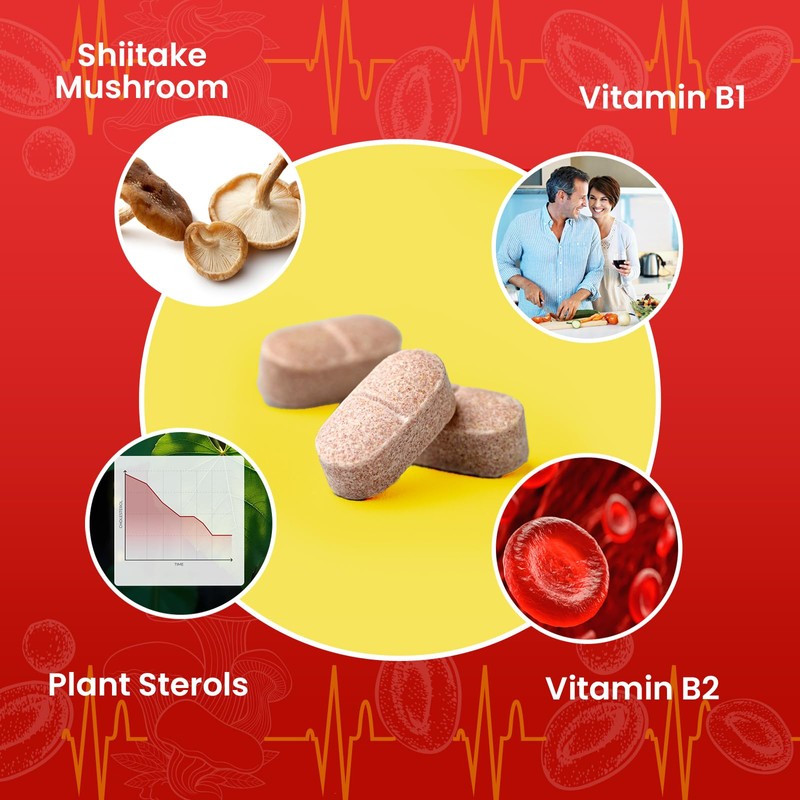 fabÜ Shrooms Cholesterol & Heart - Plant Sterols 1500mg per