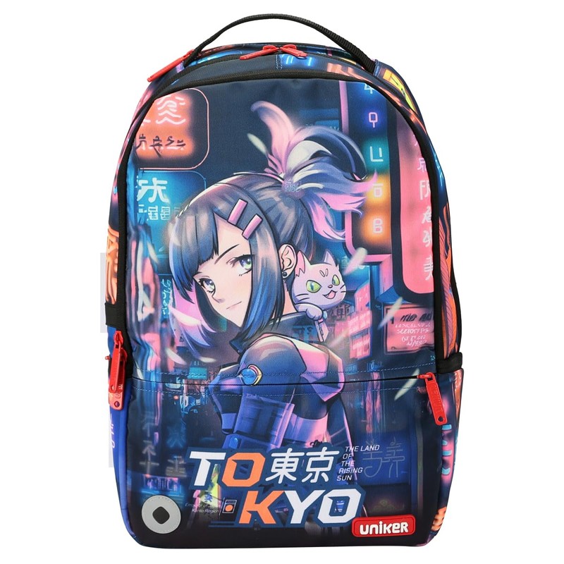 UNIKER Travel Laptop Backpack,Graffiti Backpack for Work,Designer Laptop Backpack for