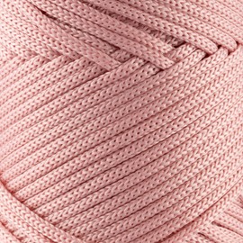 Sensy Premium 3mm 120 Meters Polyester Rope, 100% Polypropylene Cord, Macrame Cord, 3mm Crochet Bag Cord, Macrame Rope, Crochet Yarn, Gift for Knitters (Pink)