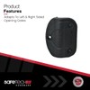 Safetech Hardware Polymer Gate Stop (2 Pack) | Damage Protection