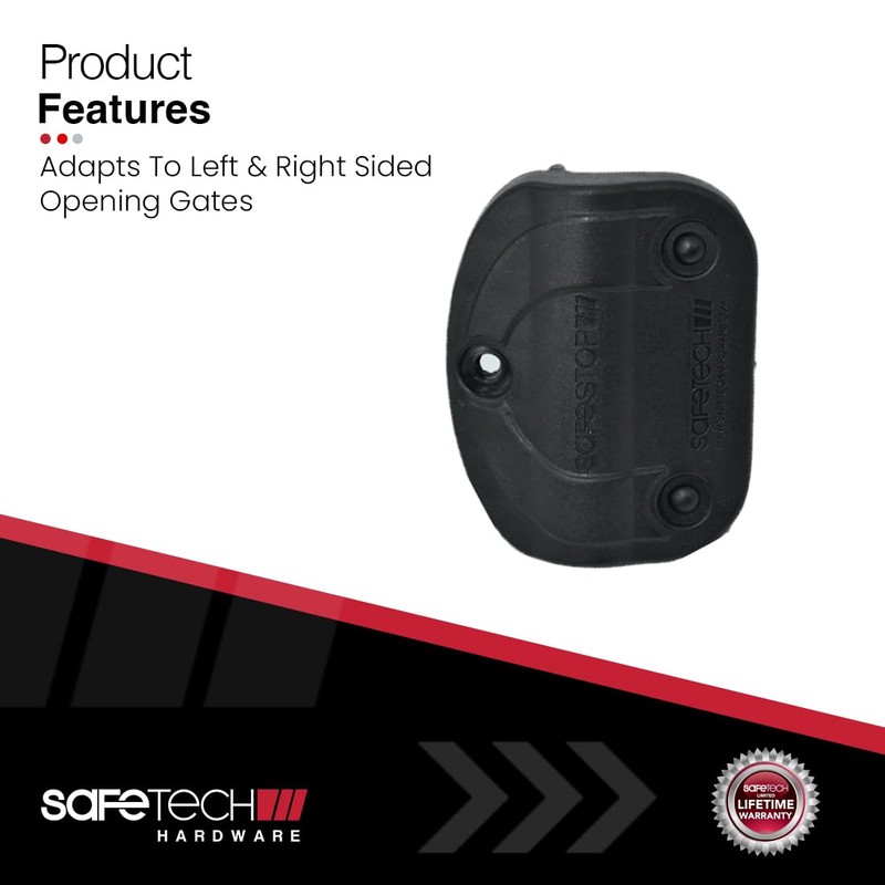Safetech Hardware Polymer Gate Stop (2 Pack) | Damage Protection