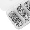 500PCS Single Double Barrel Crimping Sleeve Fishing Line Wire Leader