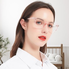 WEMOOTANTS 4 Packs Blue Light Blocking Reading Glasses 5.0 for Women Large Pink Readers 1.0 1.25 1.5 1.75+ 2.0 2.25 2.5 2.75 3.0 3.5 4.0 5.0 6.0