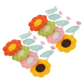 STOBAZA 8Pcs Miniature Flower Decor Shaking Head Felt Flowers for Car Dashboard Adorable Interior Ornament Creative Mixed Style Durable Design for Vehicle Decoration