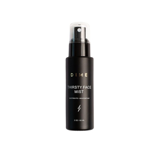 DIME Beauty Thirsty Face Mist with Electrolytes and Antioxidants and Blue Light Protection, Hydrates and Protects Skin, 2 Ounces