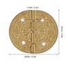 10pcs Mini Antique Hinges Round Exquisite Retro Design Corrosion Resistance