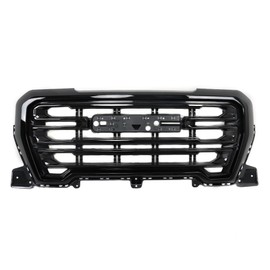 TJHSM Gloss Black Front Bumper Grille Mesh Grill Replacement for 2019-2021 Sierra 1500