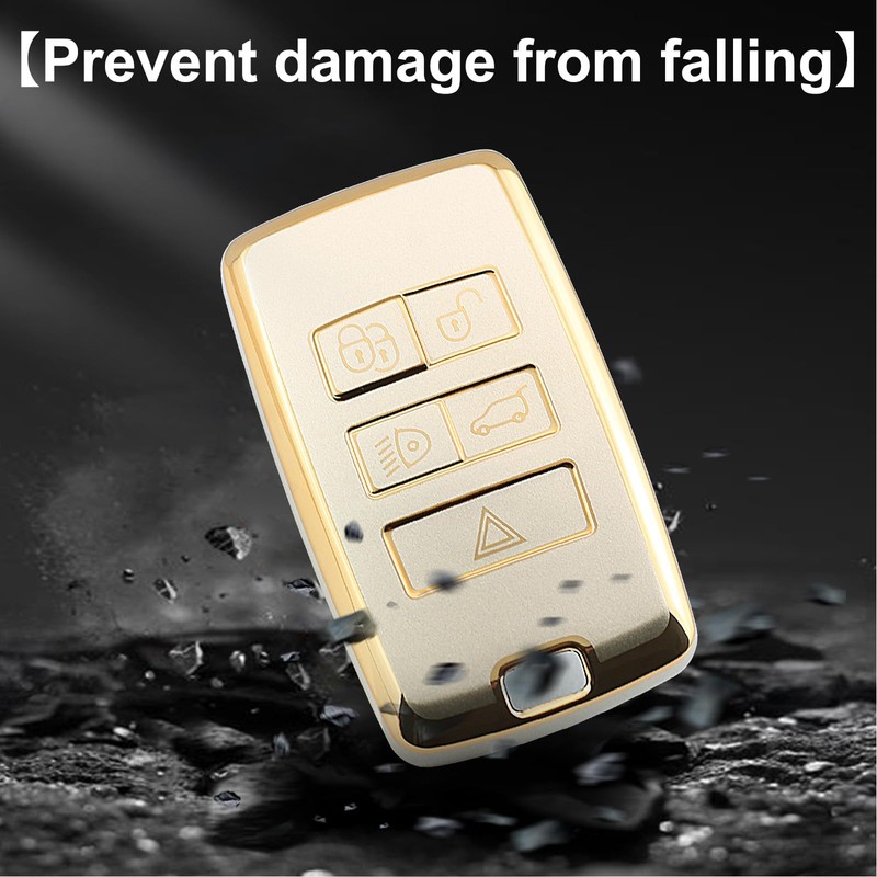 QIULIFAN Key Cover TPU Key Case with Keyring for Range