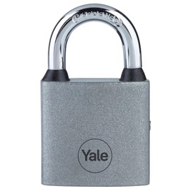 Yale - Y111s/32/116/1 Eisenvorhängeschloss 32 mm - Silber - Häfenstahlhäureung - Innengebrauch