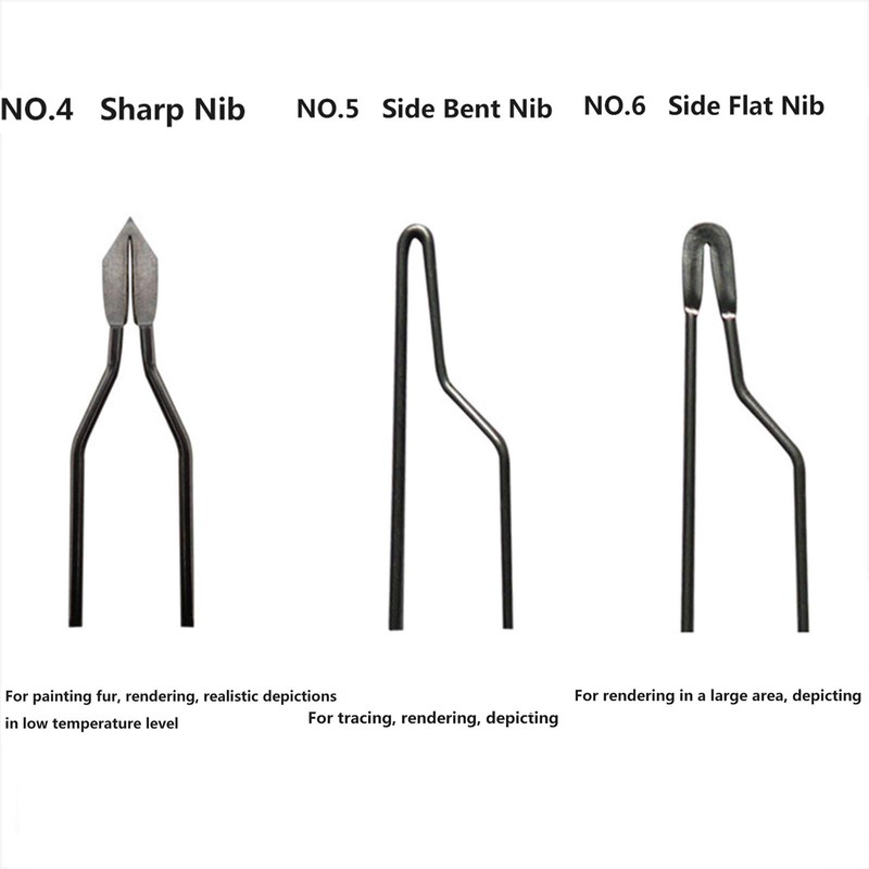 LICHIFIT 23 x 1mm Pyrography Wire Tip Set for 30-50W