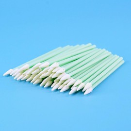 Duogalia Cleaning Foam Swab Anti-static Lint-free 1.25mm Fiber Optic Connector Cleaning Tools for LC/MU, 500pcs/bag