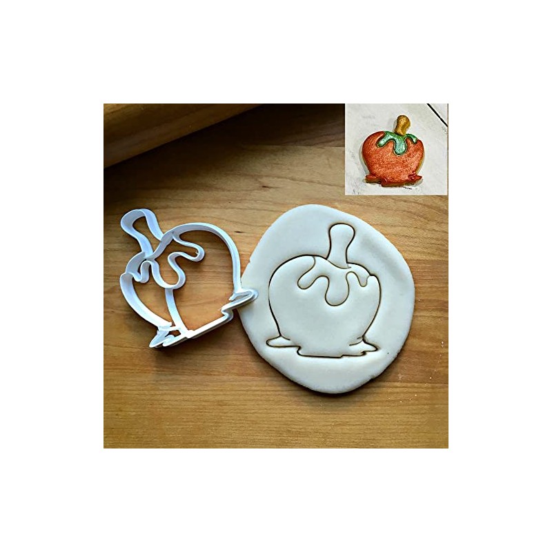 Sweet Prints Inc Caramel Apple Cookie Cutter - Dishwasher Safe