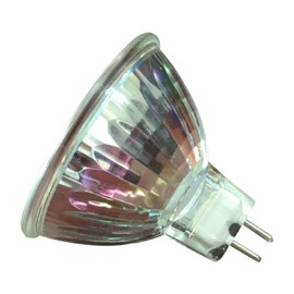 CTKcom MR16 - Bombillas halógenas de 12 V 50 W (paquete de 6) – Bi Pin haz ancho lúmenes altos, reflector halógeno de precisión de fibra óptica, regulable, paquete de 6