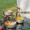 Boundless Voyage Outdoor Ultralight 3PCS Titanium Bowl Set Camping Cookware