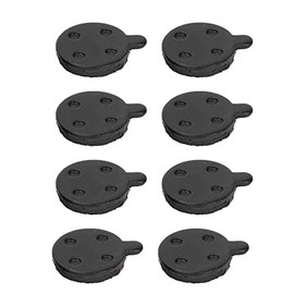 GOTOTOP 4 Pares de Piezas de Repuesto de Pastillas de Rotor de Disco de Freno Semimetálico de Cobre Rojo para Scooter Eléctrico de 10 Pulgadas, Piezas de Repuesto de Bicicleta de 4 Mm de