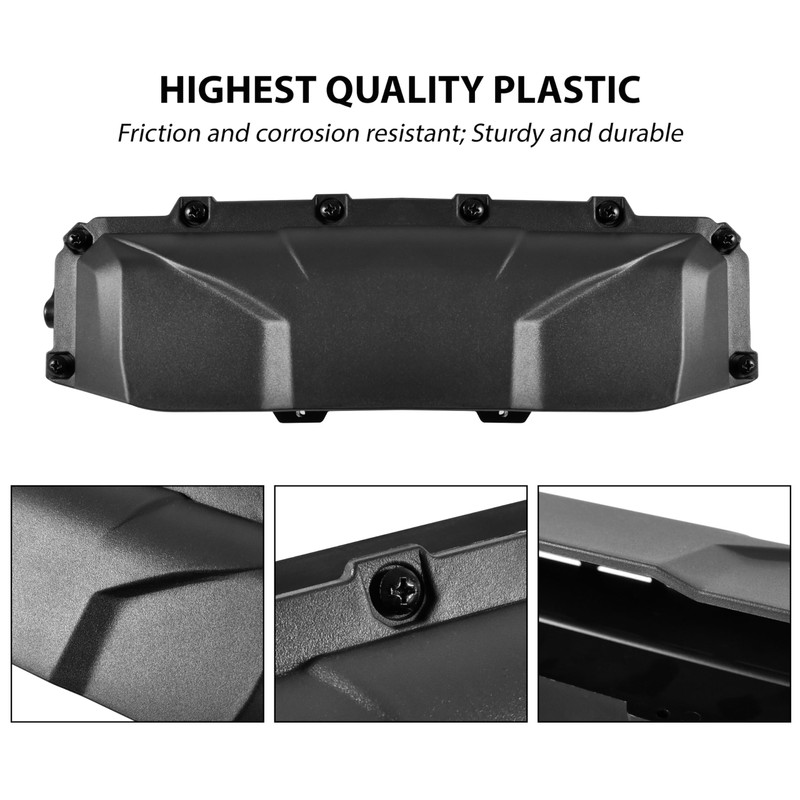 SAUTVS 2PCS UTV Windshield Vents Self Install Kit Windscreen Ventilation