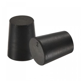 sourcing map Pack of 10 Tapered Rubber Caps 16 mm to 20 mm for Laboratory Home Black