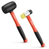 ValueMax Rubber Mallet, 16oz Rubber Mallet Hammer And 35mm Double-Faced