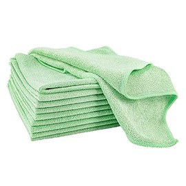Aqua Clean Sensation Light Microfibre Cloth 10 Pieces Green