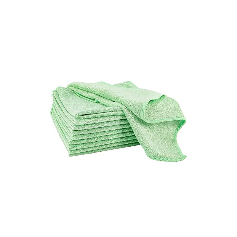 Aqua Clean Sensation Light Microfibre Cloth 10 Pieces Green